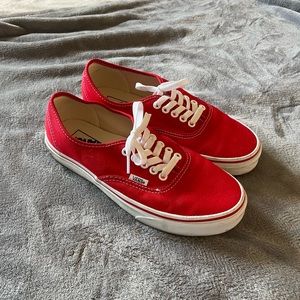 Red Vans